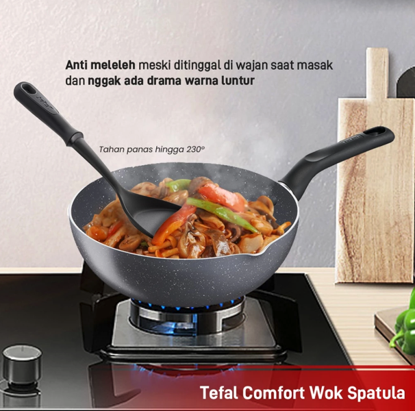 Tefal: Bahan full silikon yang tahan panas hingga 230°C