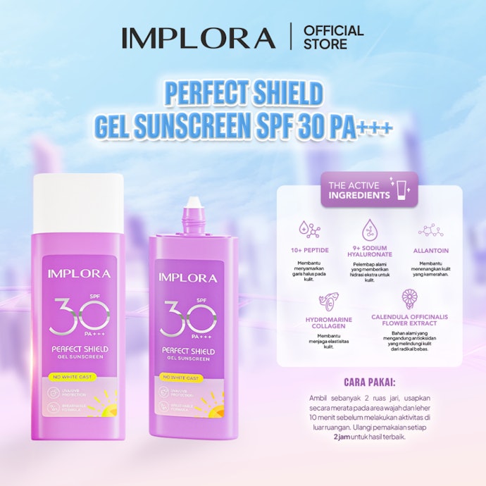 Tekstur gel dan losion dengan tambahan oil-control: Cocok untuk tipe kulit berminyak