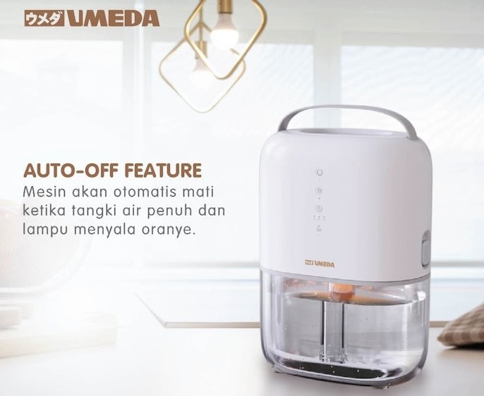 Bila perlu pilih dehumidifier dengan auto shut off