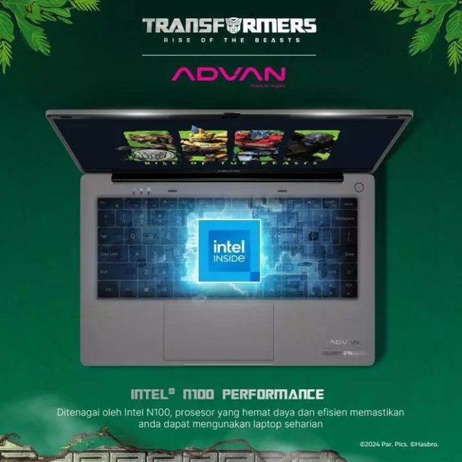 Utamakan laptop dengan CPU Intel Core i3 generasi 12/13 atau AMD Ryzen 3