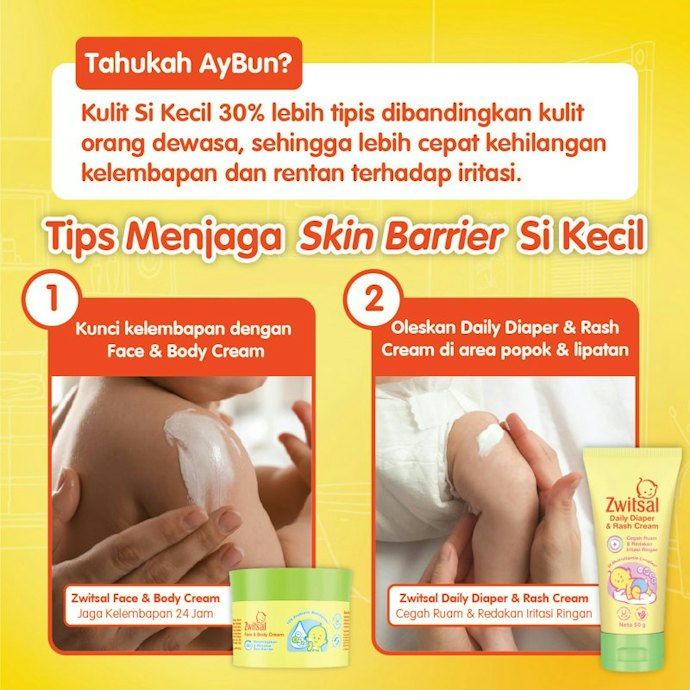 Extra Care: Meringankan kulit bayi yang iritasi