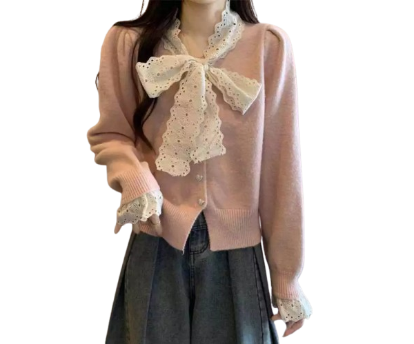 Lo Clothes: Bikin tampilan makin trendi dengan model cardigan rajut ala Korea