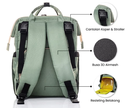 Tas ransel: Pas untuk Anda yang sering bepergian membawa stroller