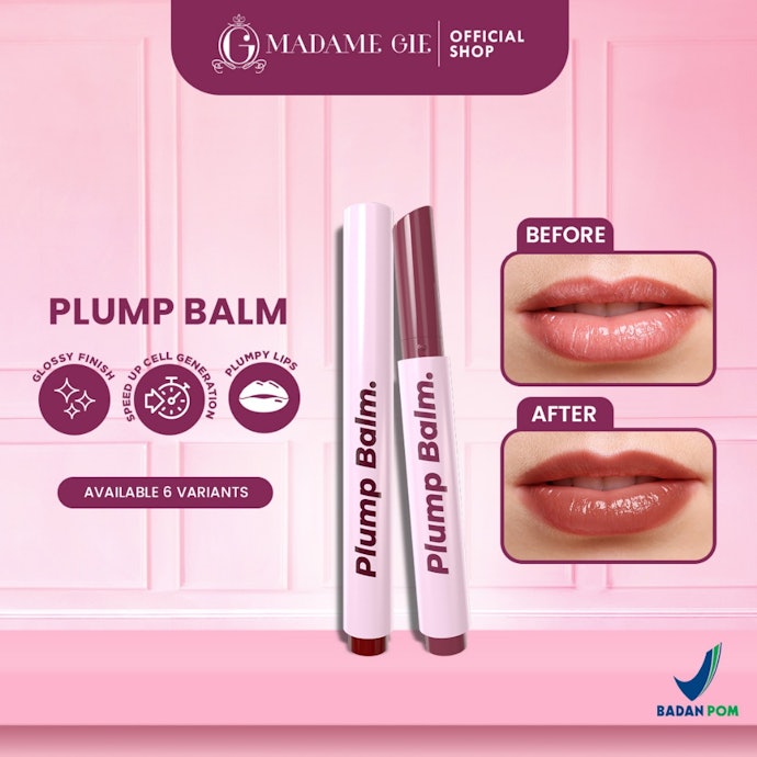 Plump Balm: Pelembap bibir dengan warna menarik