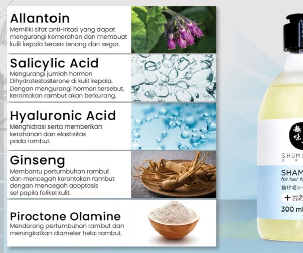 Kulit kepala kering: Shampo dengan klaim hydrating atau moisturizing