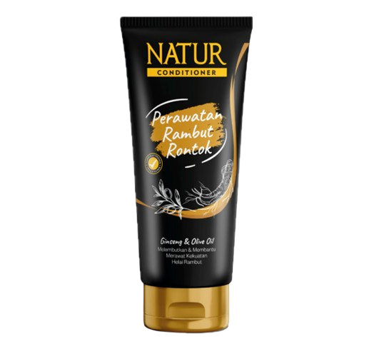 Jika rontok dari akar, sebaiknya pakai hair conditioner yang dibilas (post-shampoo)