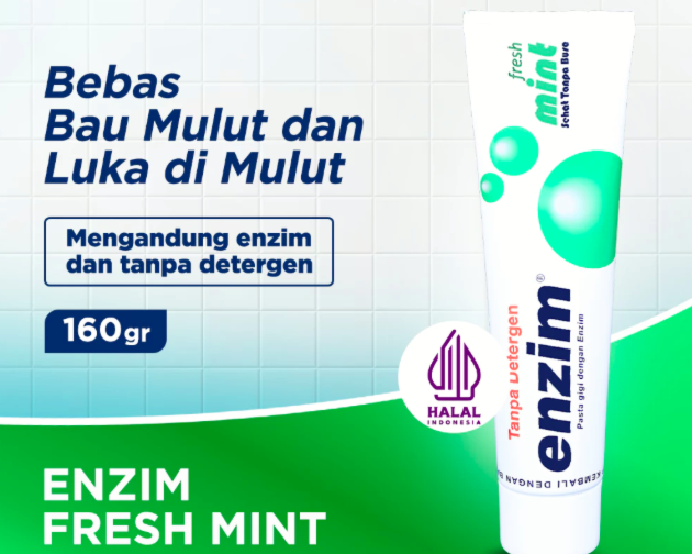 Non-SLS dan xylitol: Untuk bau mulut akibat mulut kering