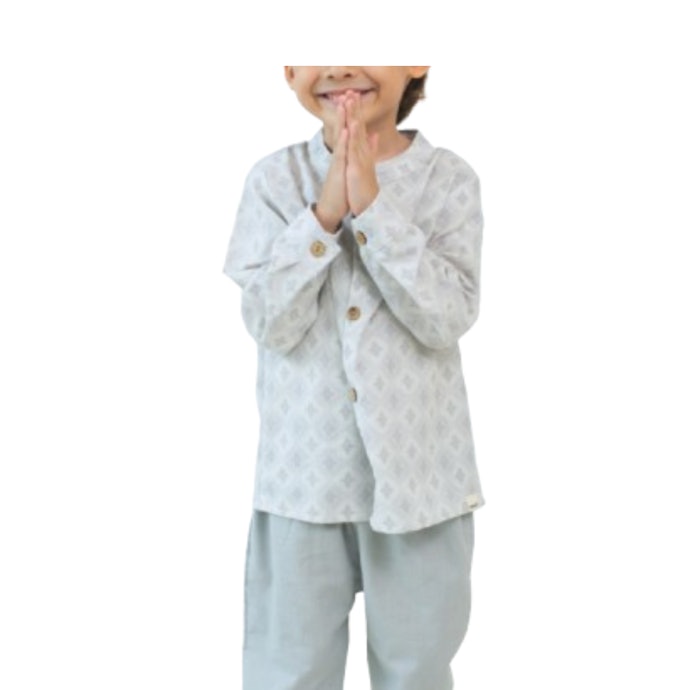 Baju koko anak full kancing untuk kemudahan pemakaian, pilih produk dari merek Ulikids atau ARDENLEON