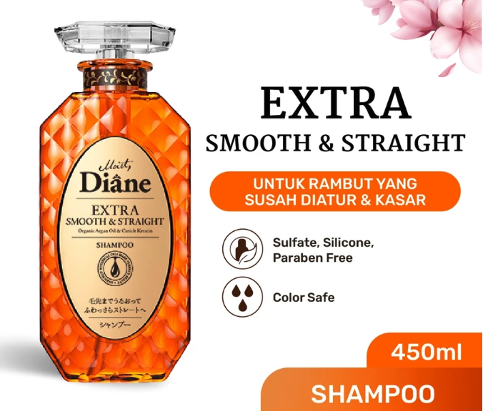 Diane Extra Smooth & Straight atau Be True Smooth Repair Relax: Melembutkan rambut kering, kasar, dan mudah kusut