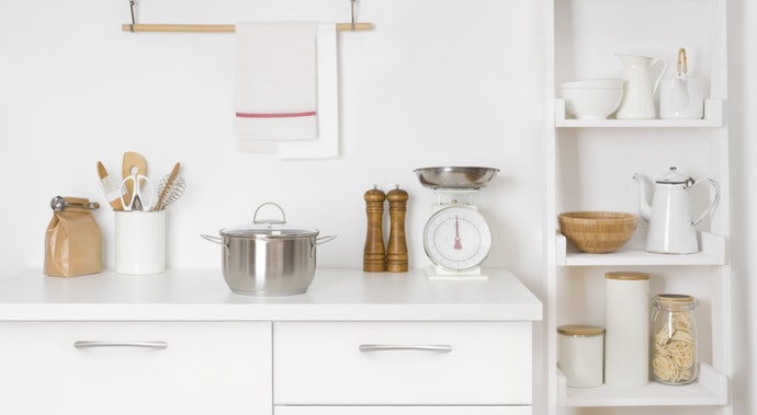 Lemari dapur yang ringkas: Untuk luas dapur terbatas