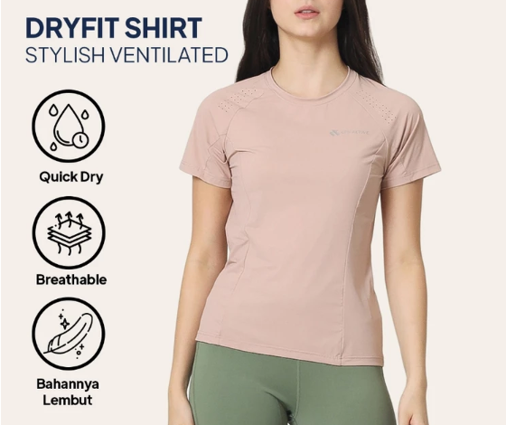 GEN ACTIVE: Menghadirkan baju yoga dengan material yang cepat kering