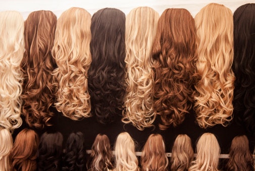 Rambut palsu human hair, mudah ditata