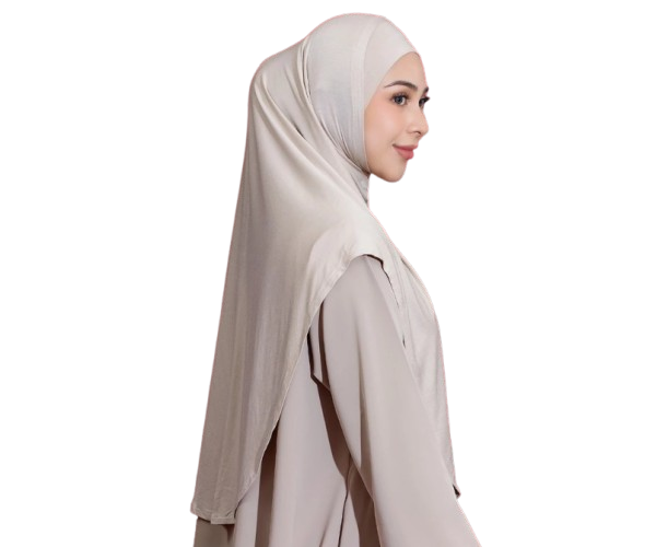 Lozy Hijab: Sisinya didesain sebahu, memudahkan Anda saat beraktivitas