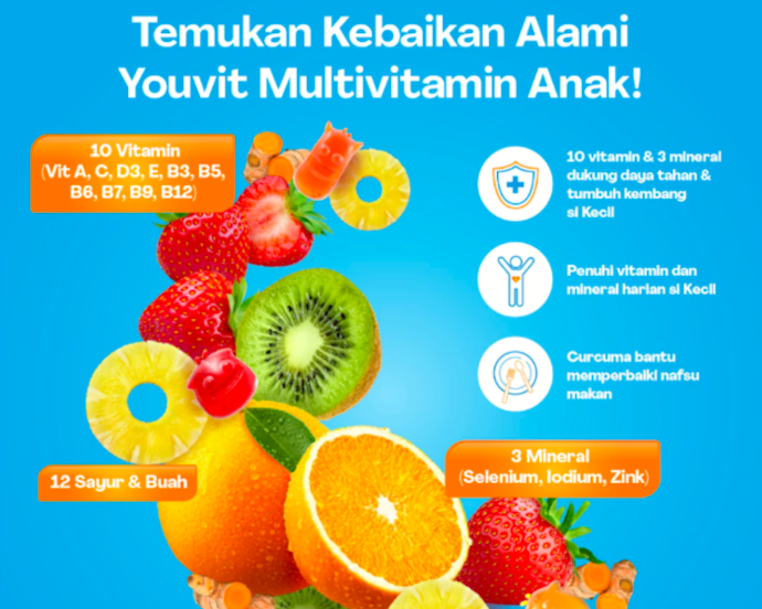 Jika anak jarang makan sayur: Anda bisa coba memberikan vitamin C dengan tambahan vitamin A