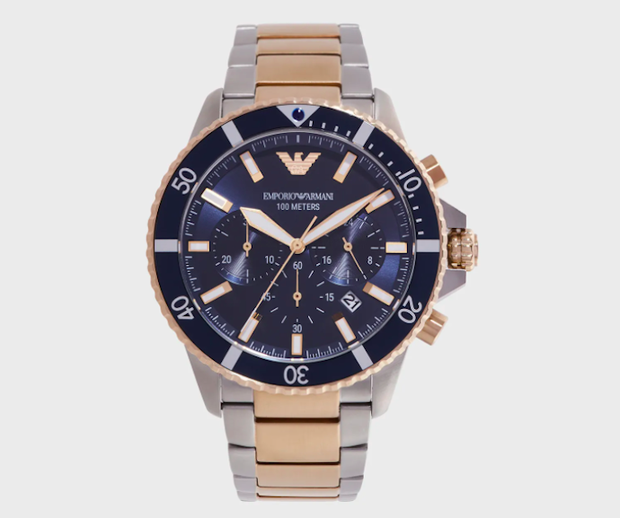 Stainless steel strap watches, tidak mudah rusak dan memberikan tampilan eksklusif