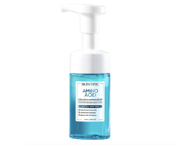 Untuk memperbaiki skin barrier, pilih White Truffle Cleansing Essence atau Amino Acid Ultra Gentle Cleansing Mousse