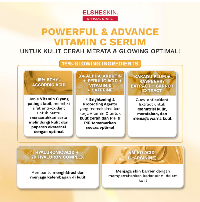 Serum vitamin C untuk kulit kering: Cari produk dengan kandungan pelembap, seperti hyaluronic acid, panthenol, dan vitamin E