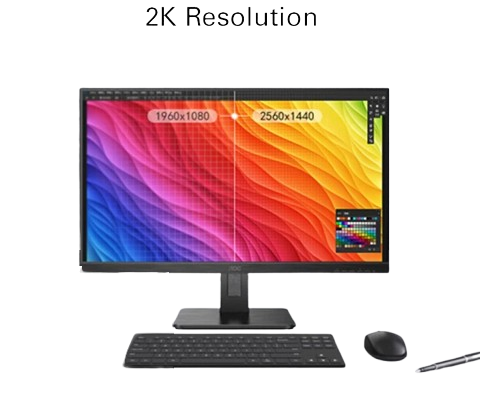 Untuk editing, desain grafis, dan ilustrator: Prioritaskan monitor dengan panel IPS resolusi 2K ke atas