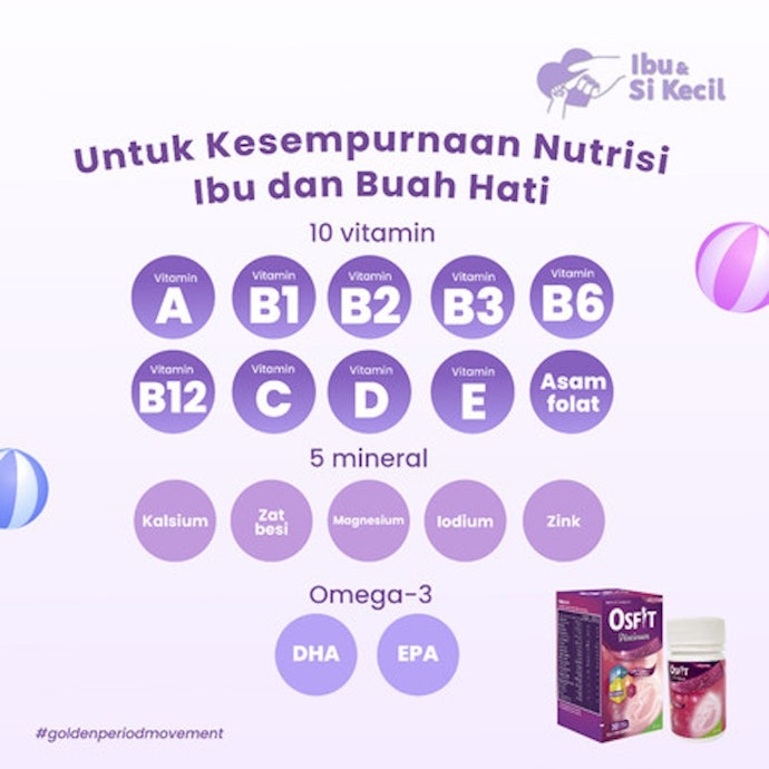 Pilih yang mengandung kalsium bila Anda mencari vitamin tulang untuk ibu menyusui