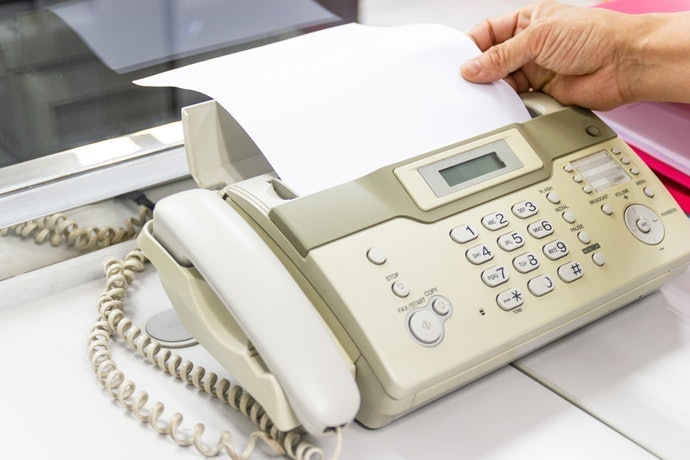 Thermal paper fax: Menggunakan energi panas