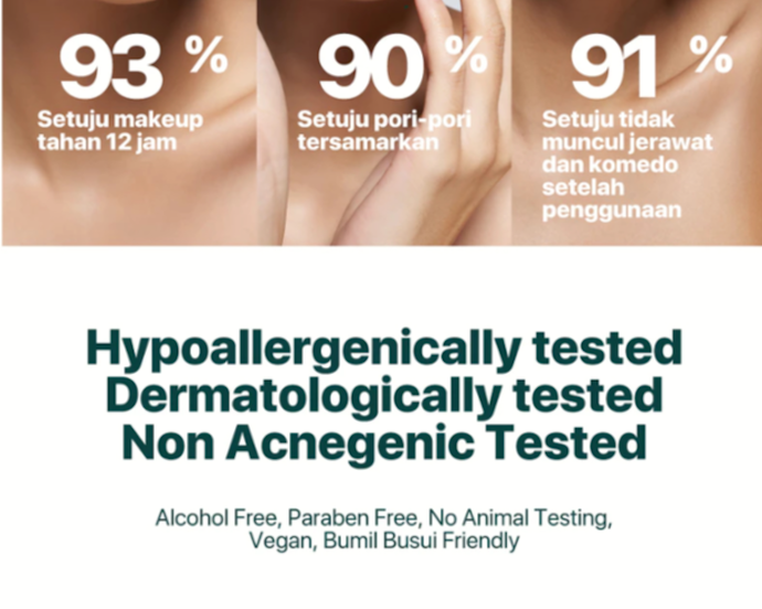 Bagi pemilik kulit sensitif, utamakan yang bebas iritan seperti pewangi dan pewarna