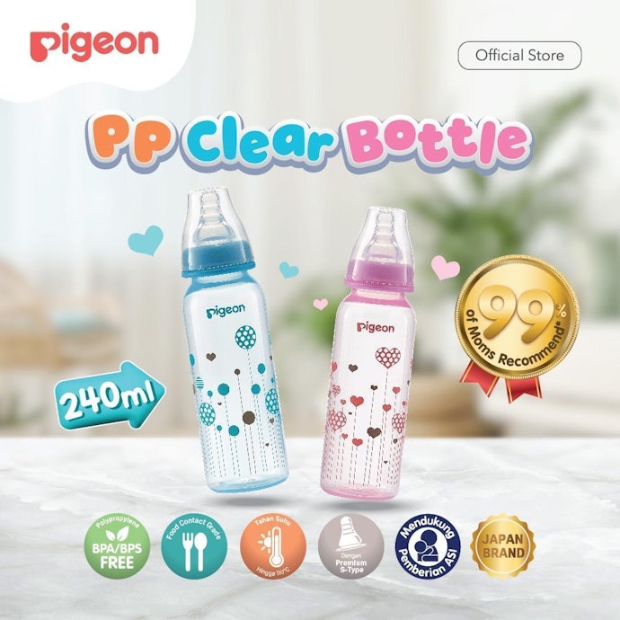 Ukuran 240 ml, cocok untuk bayi usia 6 bulan ke atas