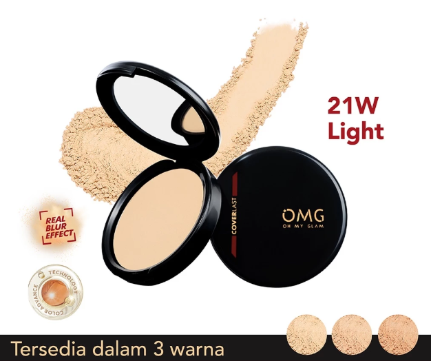 Powder: Praktis digunakan karena memadukan fungsi bedak dan foundation