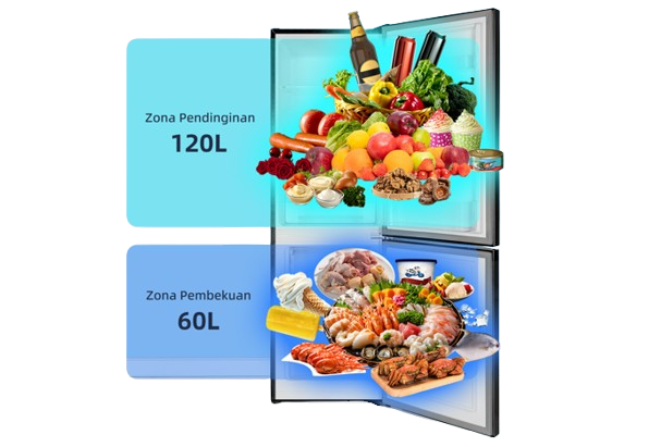 Kulkas bottom freezer tawarkan pengalaman yang lebih nyaman saat mengambil makanan