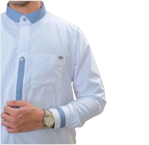 Jika Anda mengutamakan kenyamanan, pilih jubah putih dari katun atau linen