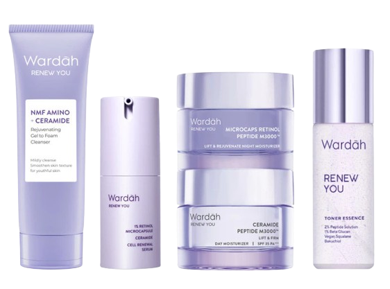 Wardah: Punya paket skincare usia 30 tahun ke atas yang lengkap