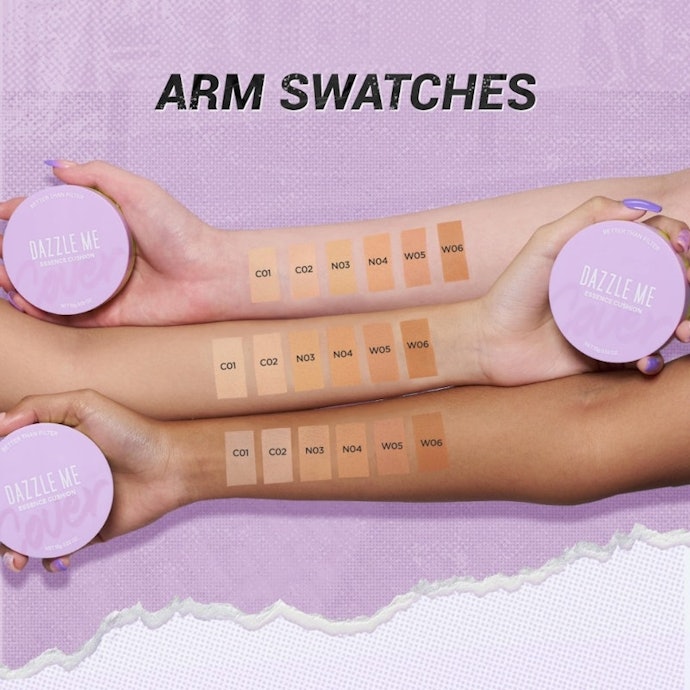 Jika kesulitan menemukan klaim tersebut, carilah cushion dengan warna yang setingkat lebih cerah daripada tone kulit Anda
