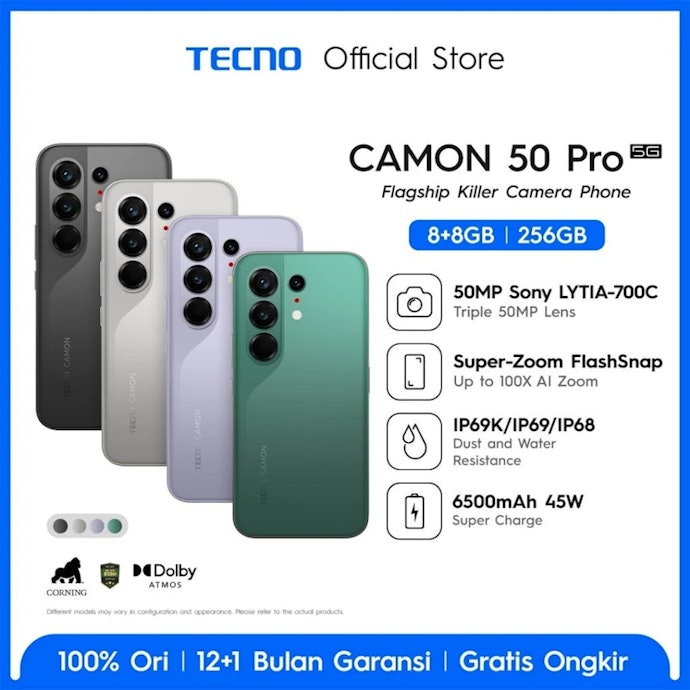 TECNO POVA 7 Ultra 5G: Performa tangguh dengan desain khas perangkat gaming