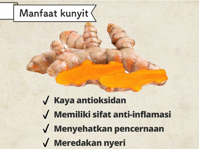 Kunyit: Meredakan nyeri saat haid