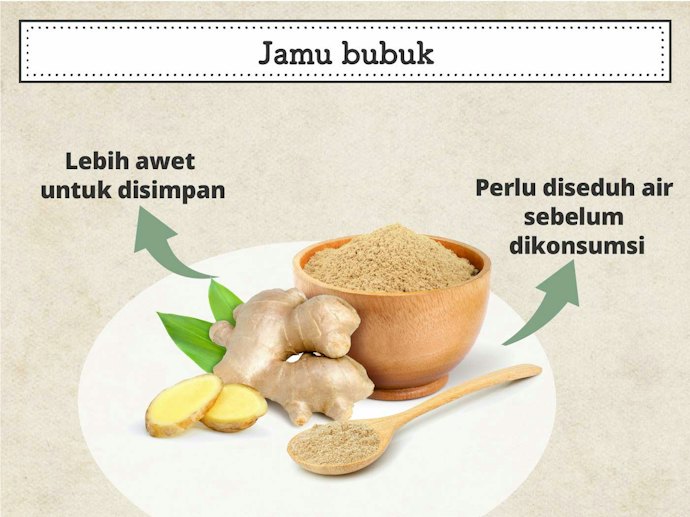 Jamu bubuk: Lebih tahan lama