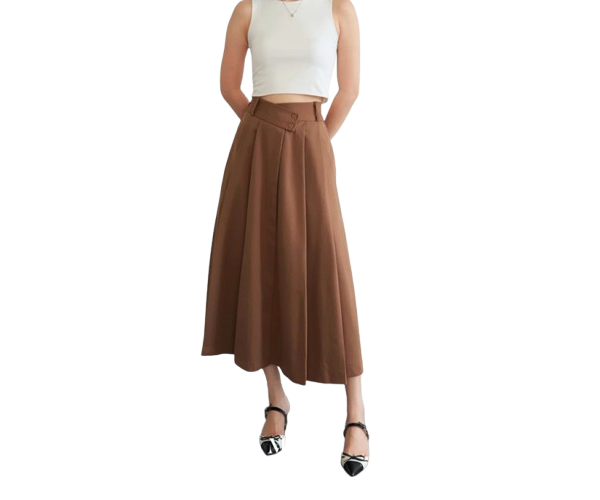 Sanguine Skirt dari MSMO: Warna earth tone-nya memberikan kesan lebih tegas