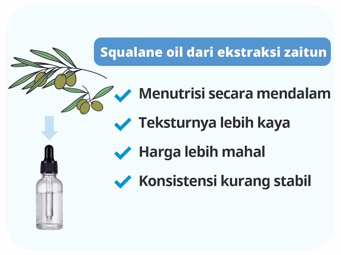 Squalane oil dari zaitun: Melembapkan kulit secara mendalam