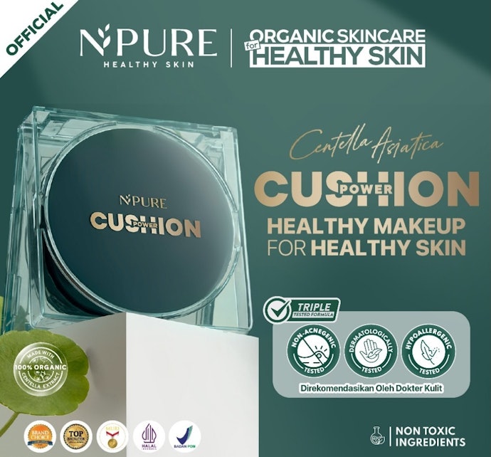 Jika mencari cushion untuk kulit sensitif, berminyak, dan berjerawat, pilih yang tidak mengandung pewangi