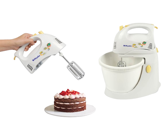 Stand mixer 2-in-1 menawarkan opsi pemakaian yang fleksibel