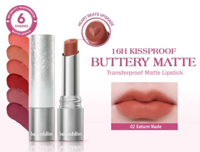 Transferproof: Warna lipstik tak mudah meninggalkan bekas pada permukaan lain