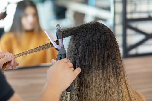 Curling iron, hasil akhir rambut keriting