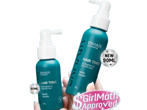 Kulit kepala normal: Pertimbangkan hair tonik yang mengandung keratin