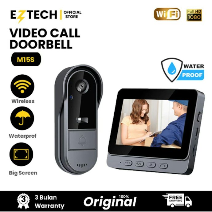 Pilih smart/video doorbell jika ingin melihat dan berbicara dengan tamu