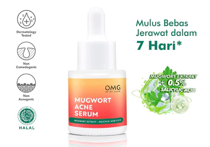 Untuk kulit berjerawat & berminyak: Tambahkan Mugwort Acne Serum