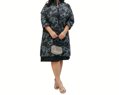 A-Line dress: Brand Xtramiles menghadirkan dress batik yang bisa menyamarkan pinggul dan paha