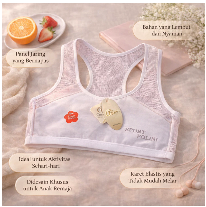 Miniset tanpa busa: Untuk anak atau remaja awal yang baru mengenakan miniset