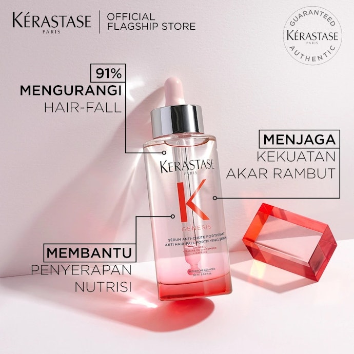 Jika rontoknya karena batang rambut yang rapuh, hair serum yang menguatkan batang rambut bisa dipertimbangkan