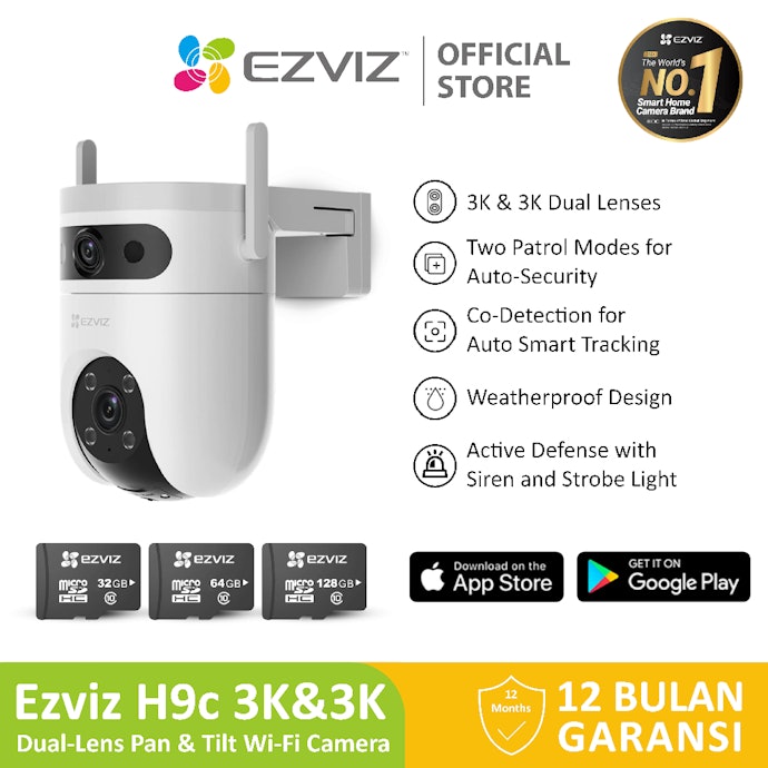 EZVIZ: Kamera CCTV outdoor dengan beragam fitur canggih