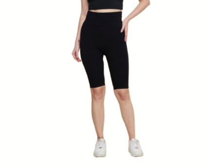 Joybasic: Tubuh tampak langsing dengan legging pendek extra high-waist