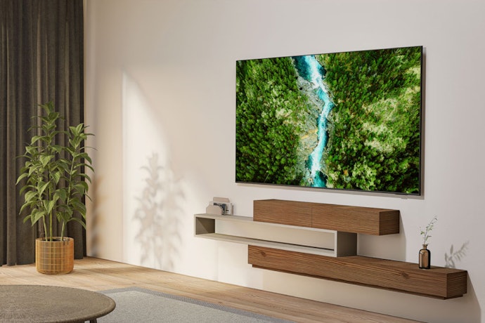 Jika TV diletakkan di ruangan yang lebih luas, cari ukuran 43 inch dengan resolusi 4K