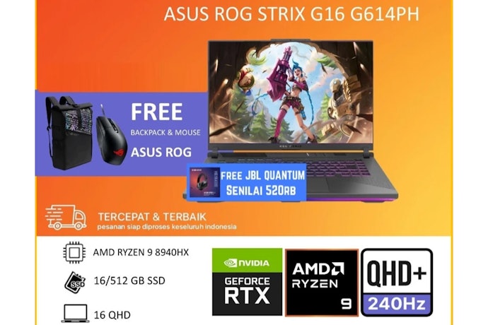 Kalau pekerjaannya berbasis grafis, seperti desainer grafis dan video editor, cari yang GPU-nya minimal RTX 2050 VRAM 2 GB